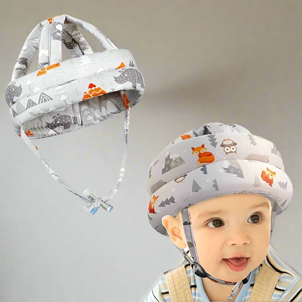 Visière de protection - SafetyHelmet™ - Gris - Bébé Merveilleux