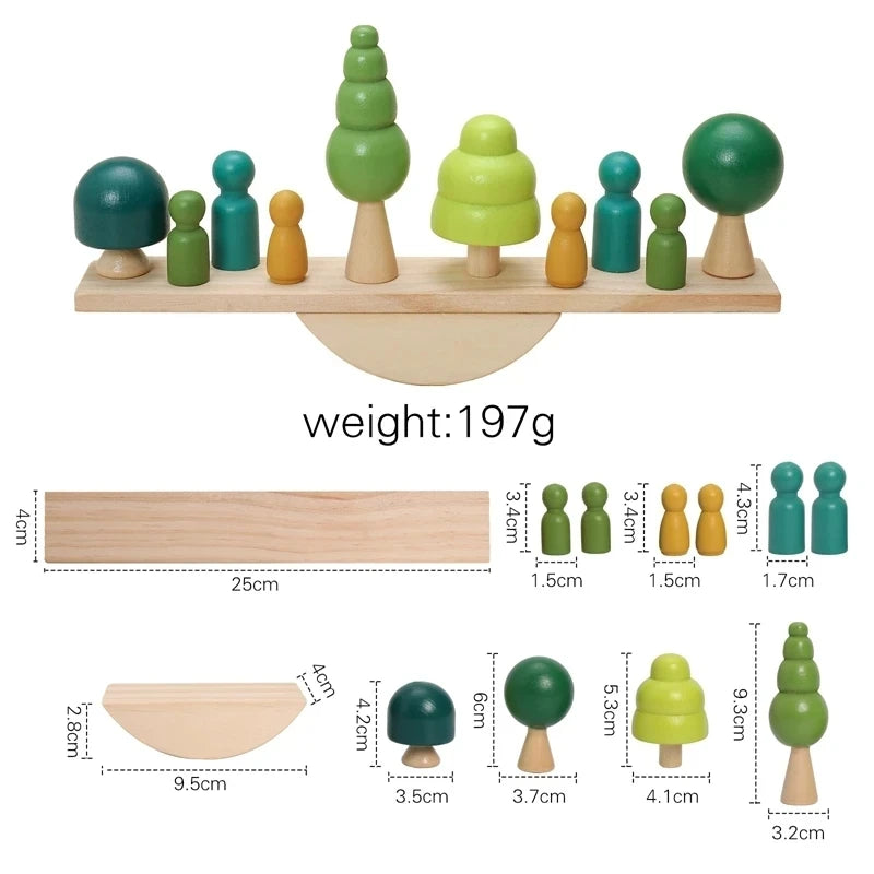 Jouet d'enfilage en bois