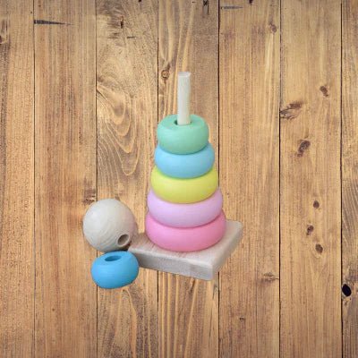 Jouet en Bois - WoodenToys™ - Tour Macaron - Mon Eveil Bébé