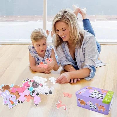 Puzzle Montessori - BabyPuzzle™ - Bétail - Mon Eveil Bébé