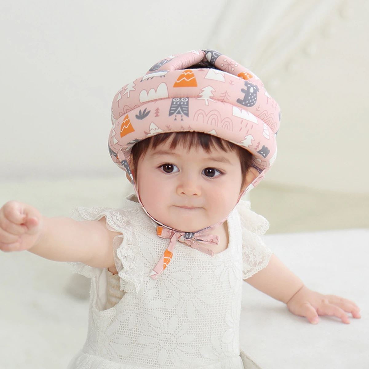 Visière de protection - SafetyHelmet™ - Rose - Bébé Merveilleux