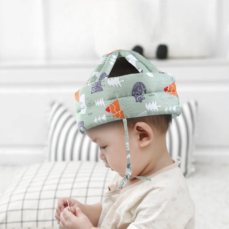 Visière de protection - SafetyHelmet™ - Vert - Bébé Merveilleux